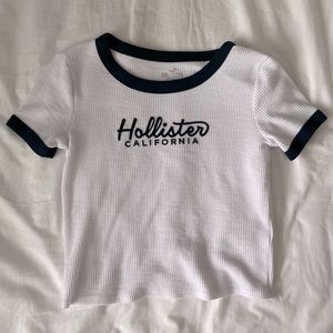 White crop top from hollister